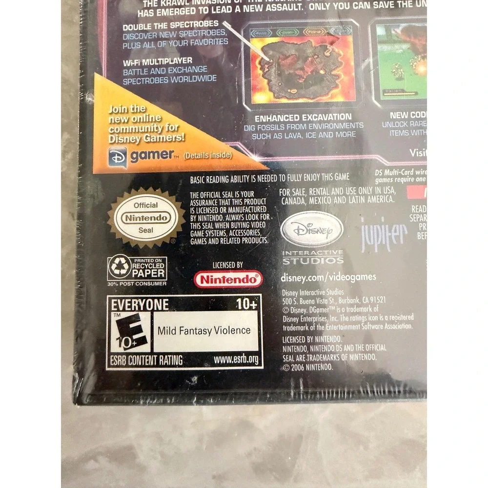 Disney Spectrobes Beyond the Portals Nintendo DS‎ Sealed Action RPG 2008